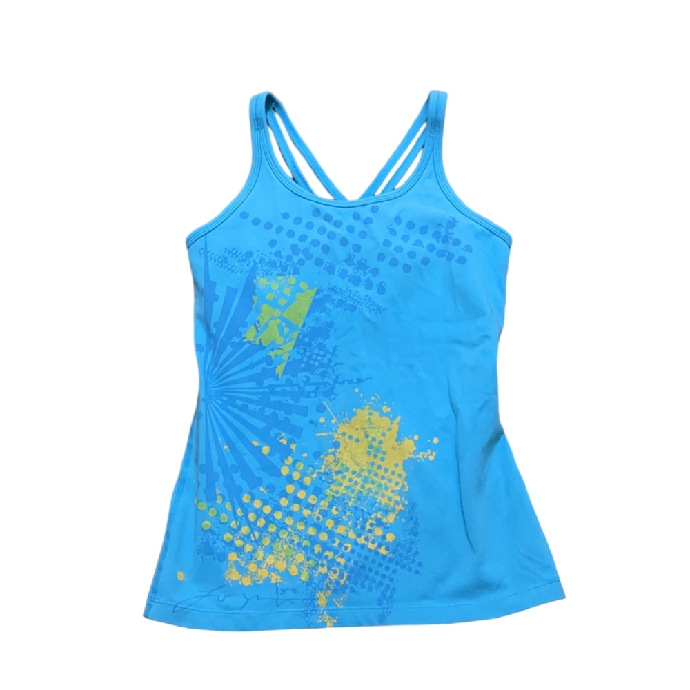 💥☎️ LAST CALL First Ascent Eddie Bauer Abstract Crisscross Tank XS